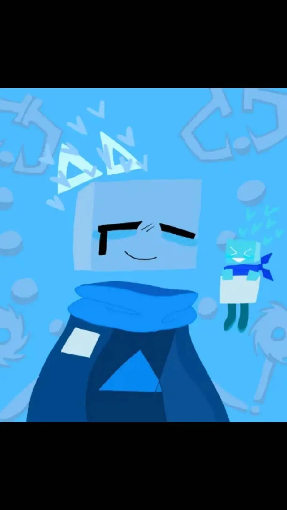 ai character: cube background