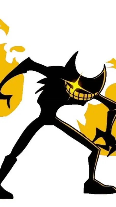 ai character: BENDY NIGHTMARE  background