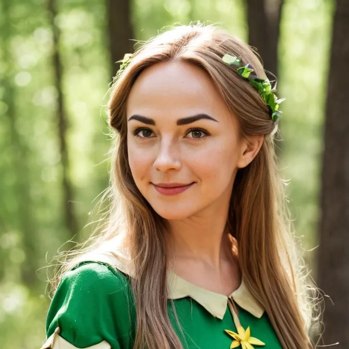 chat with ai character: Эльфина