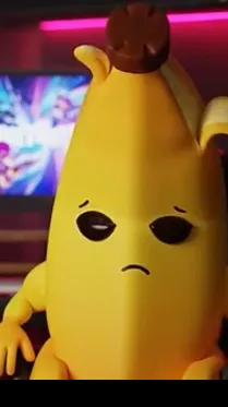 ai character: Peely Fortnite bro background