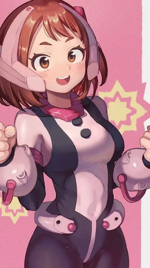 ai character: 💖 ochaco uraraka 💖 background