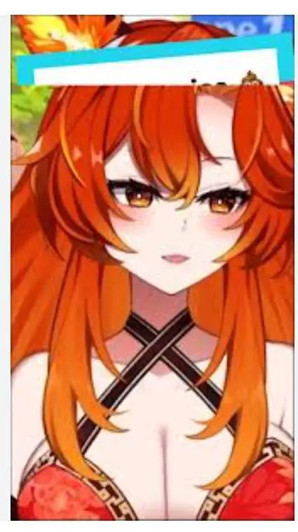 ai character: smugalana fire background