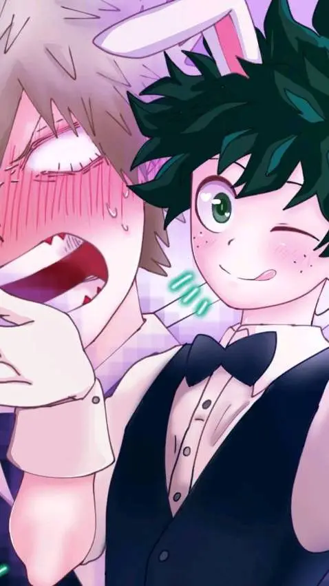 ai character: Bakudeku🌷🫶🏻 background