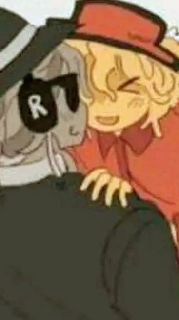 ai character: 🧡~Chance X Eliot~🩶 background