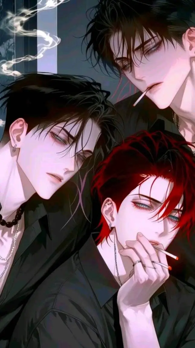 ai character: 3 chicos...🐻🪽 background