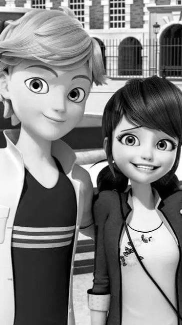 ai character: Adrien x Marinette background