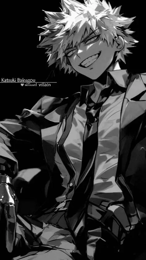 ai character: Bakugo villano -💣 background