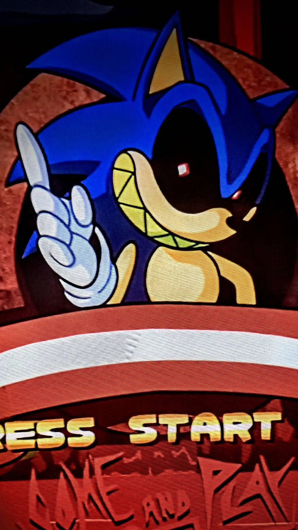 ai character: Sonic.EXE background