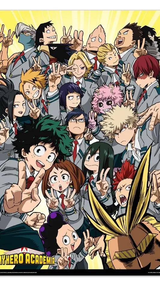ai character: MHA 👌😎 background