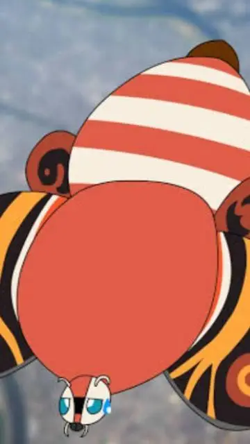ai character: fat mothra background