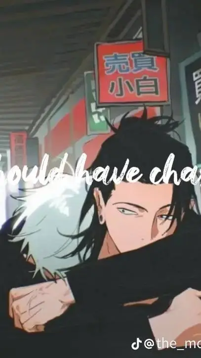 ai character: Gojo x Geto background