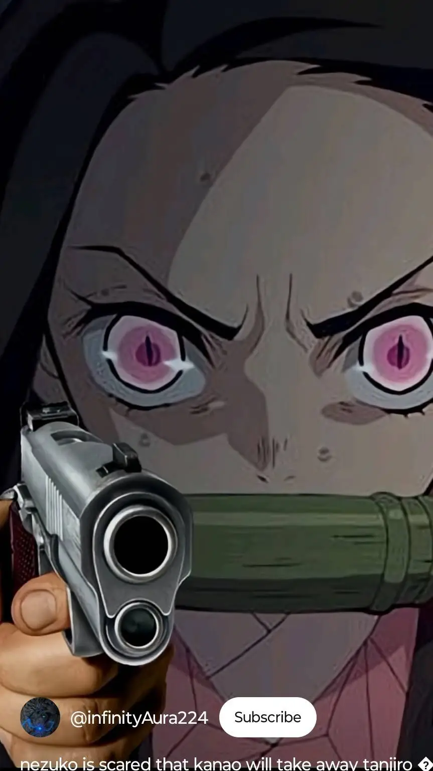 ai character: Nezuko background