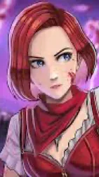ai character: Scarlet Rhodes  background