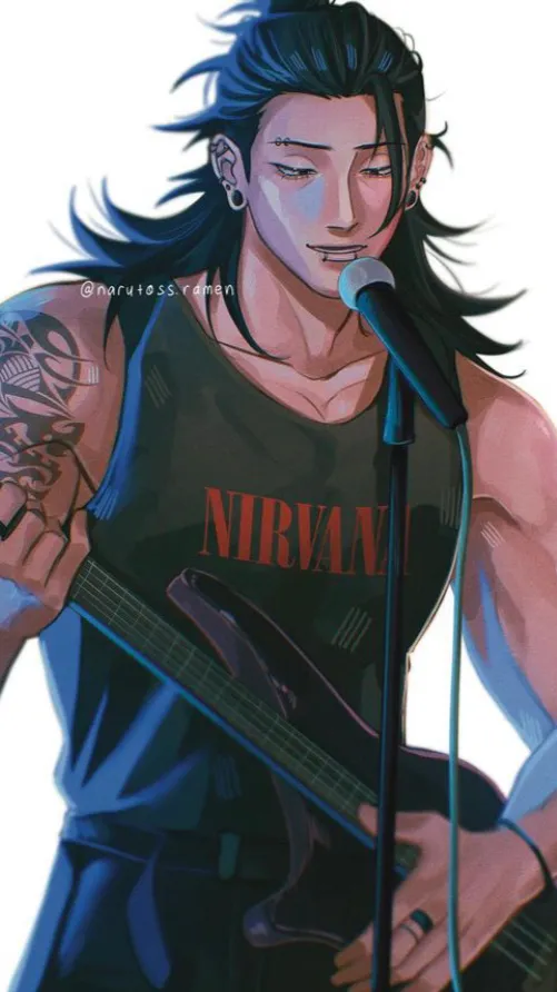 ai character: Guitarist- Geto background