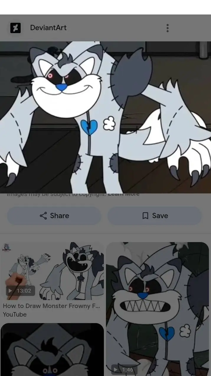ai character: frowny Fox  background