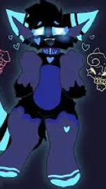ai character: Night time kitty background