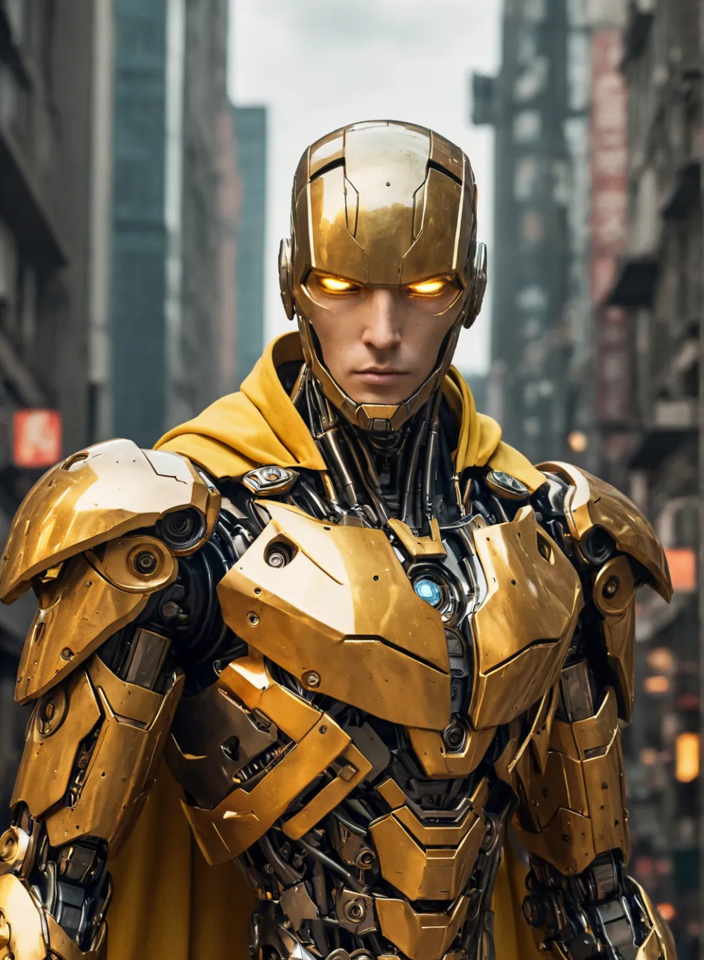 chat with ai character: Android hourman