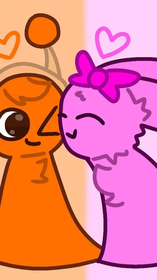 ai character: Oren x Pinki background