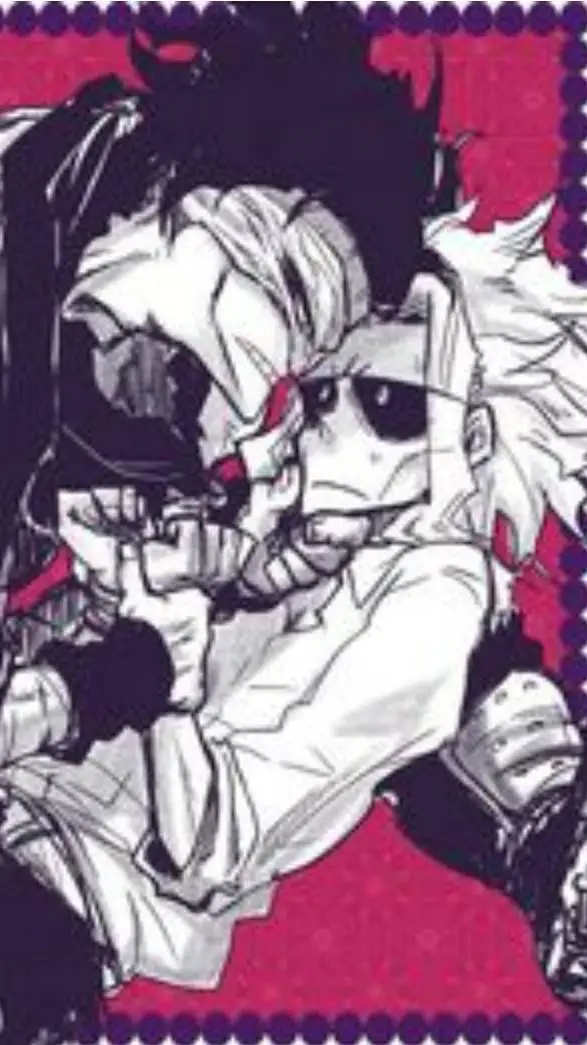 ai character: Stain X All Might  background