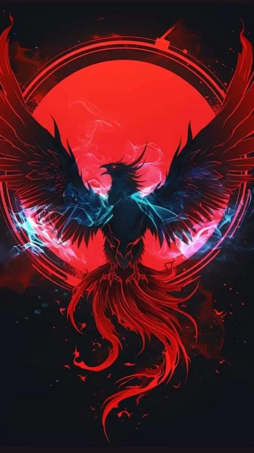 ai character: HB fenix🔥☄️🎇 background