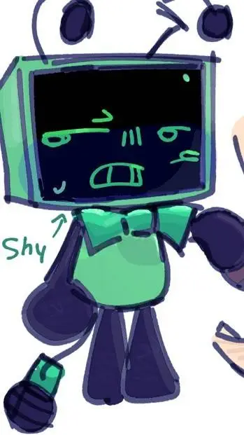 ai character: SHY VEE background