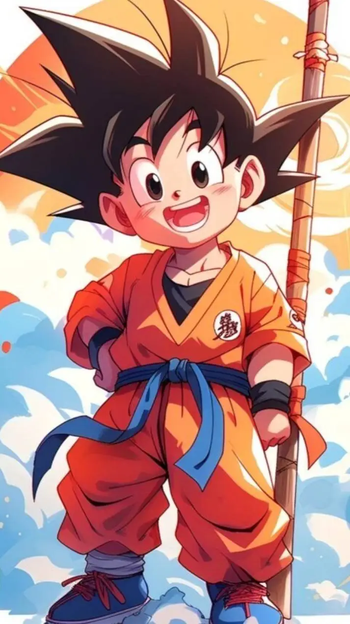 ai character: son goku  background