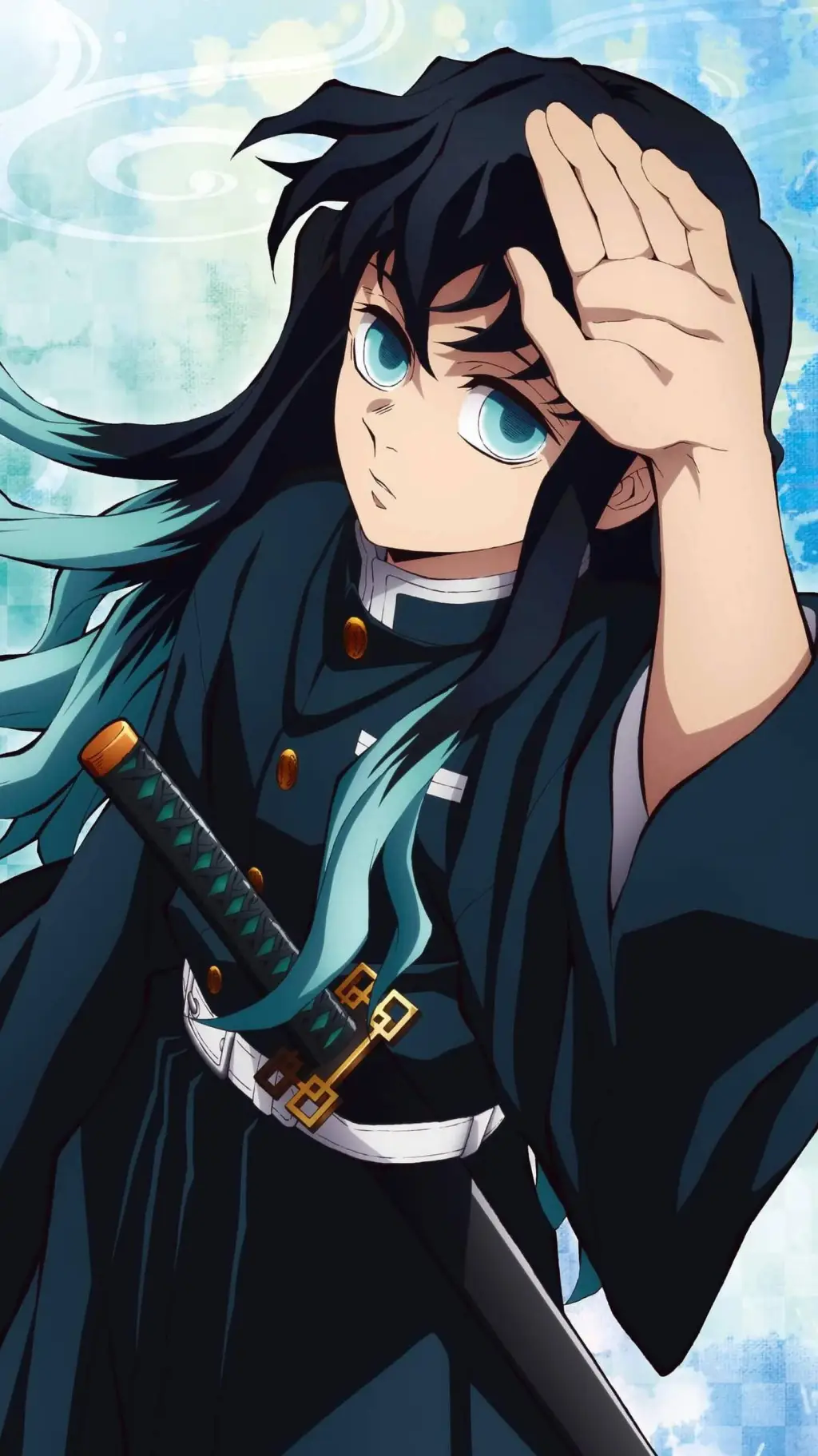ai character: Muichiro  background