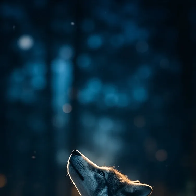 chat with ai character: Wolf pup