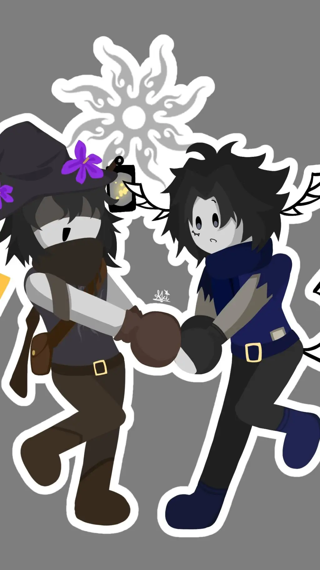 ai character: Azure time background