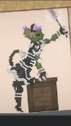 ai character: cute cactus uwu background