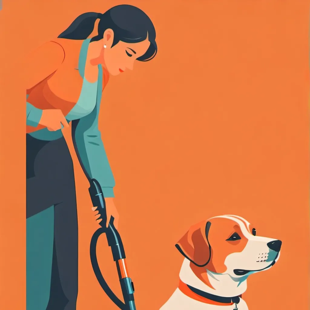 chat with ai character: dog vs vacuum