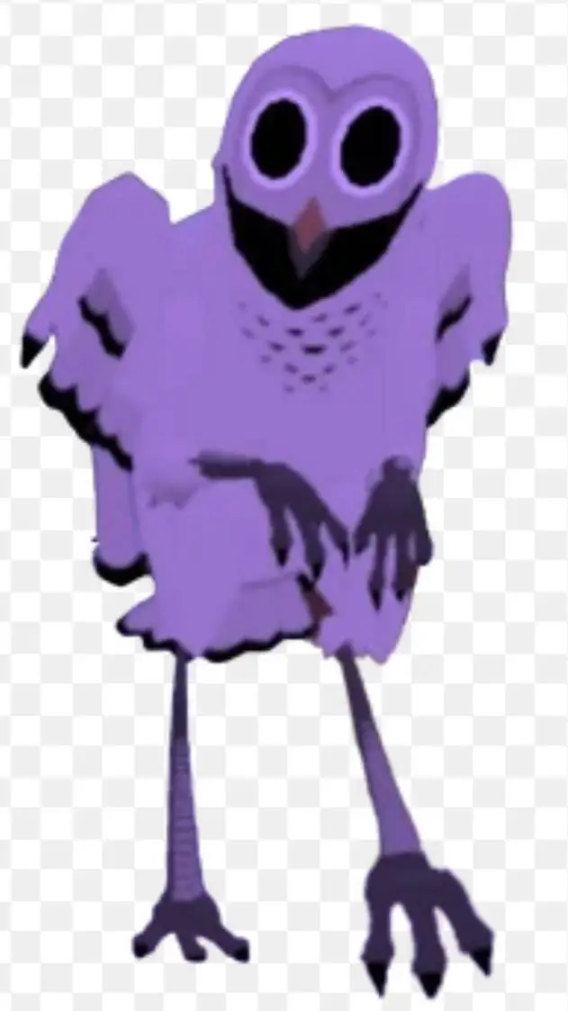 ai character: new owel monster background