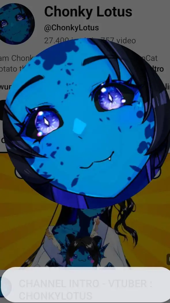 ai character: chonky lotus background
