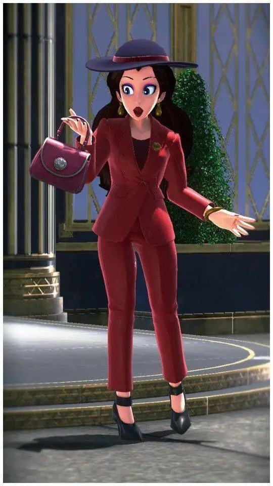 ai character: Mayor Pauline  background