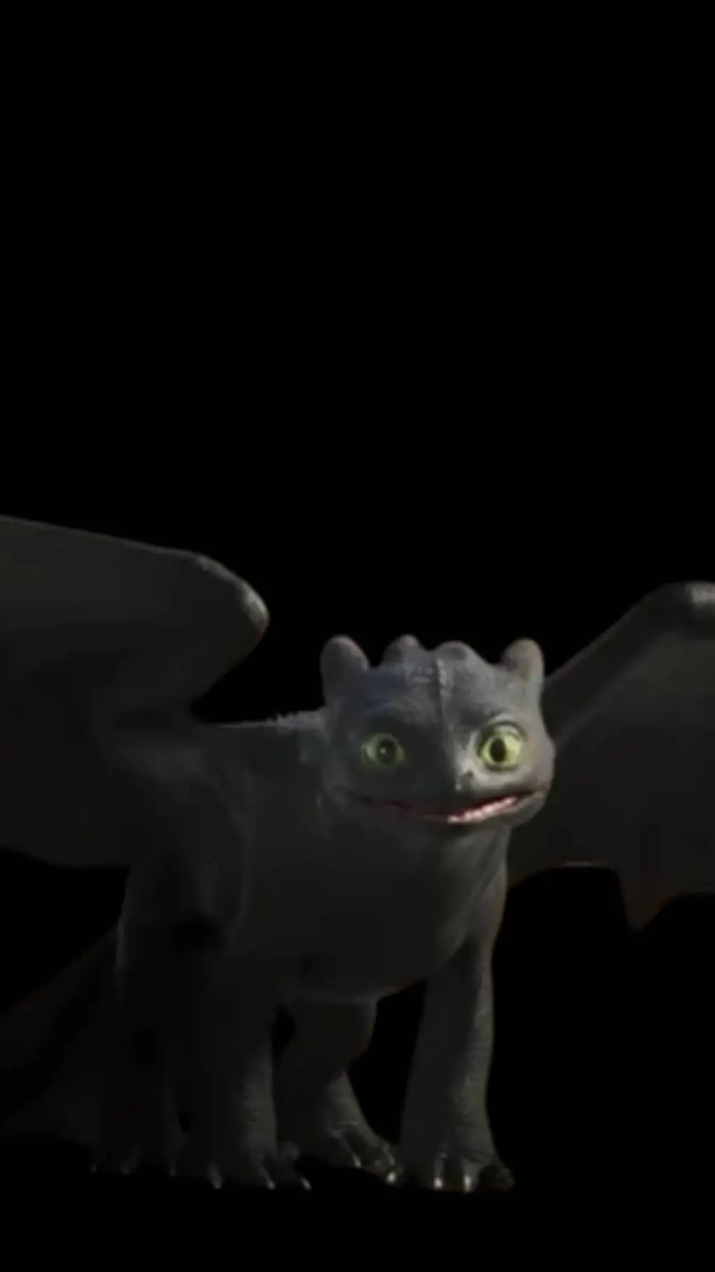 ai character: toothless rare au background