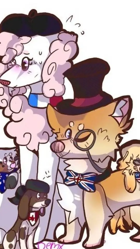 ai character: 🐶Ch as dogs!🐶 background