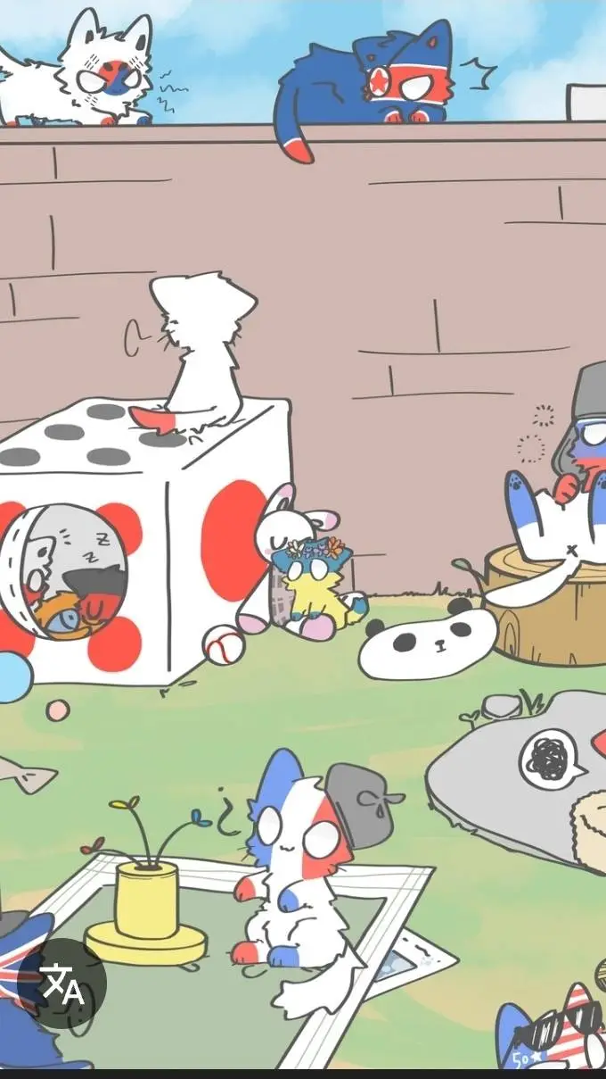 ai character: 🐱countrycats!🐱 background
