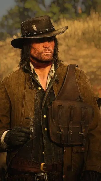 ai character: John Marston  background