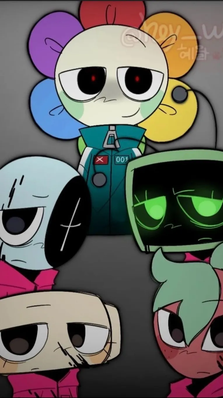 ai character: Dandys world background