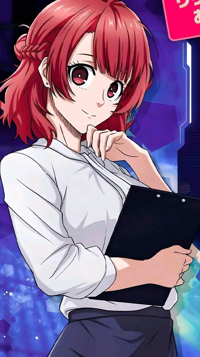 ai character: Anri teire  background