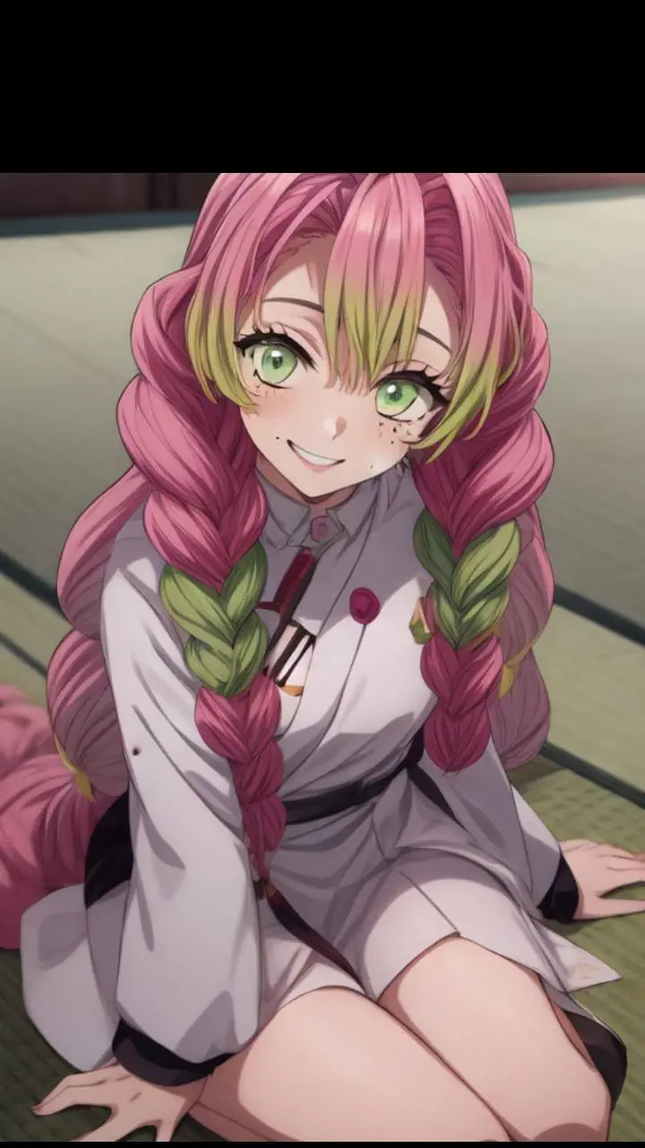 ai character: Mitsuri  background