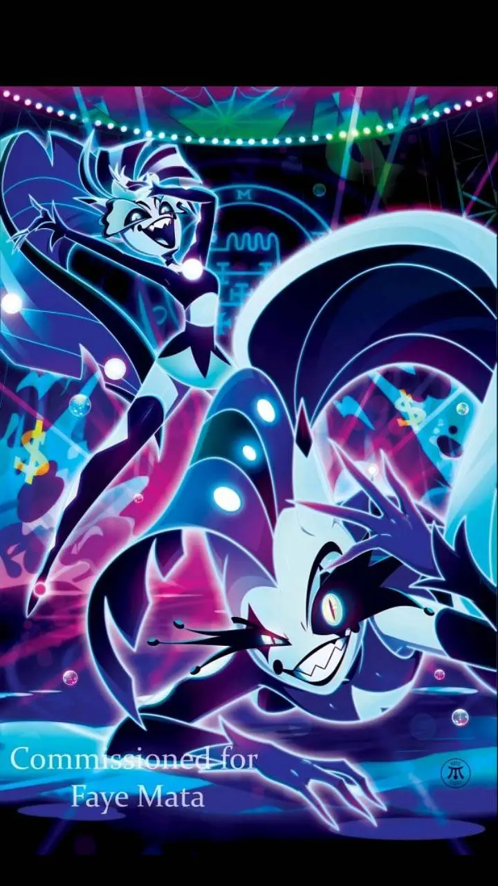 ai character: Glitz y Glam background