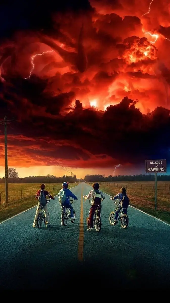 ai character: Stranger things  background