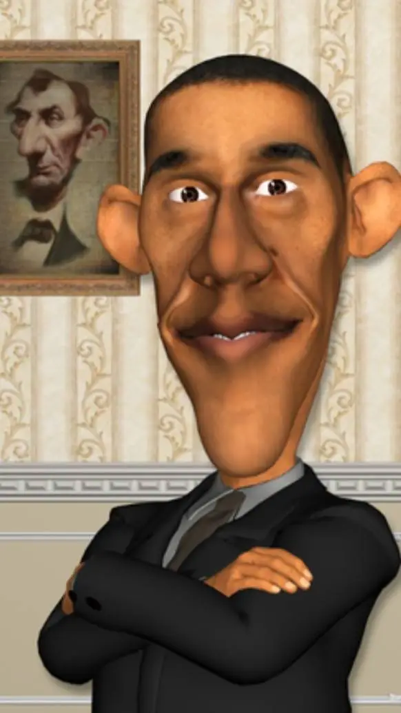 ai character: Talking Obama background
