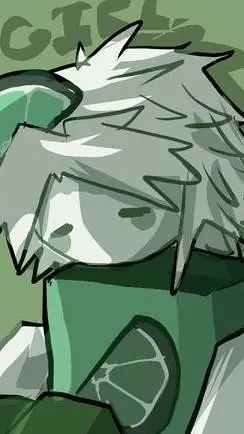 ai character: Lime Girl background