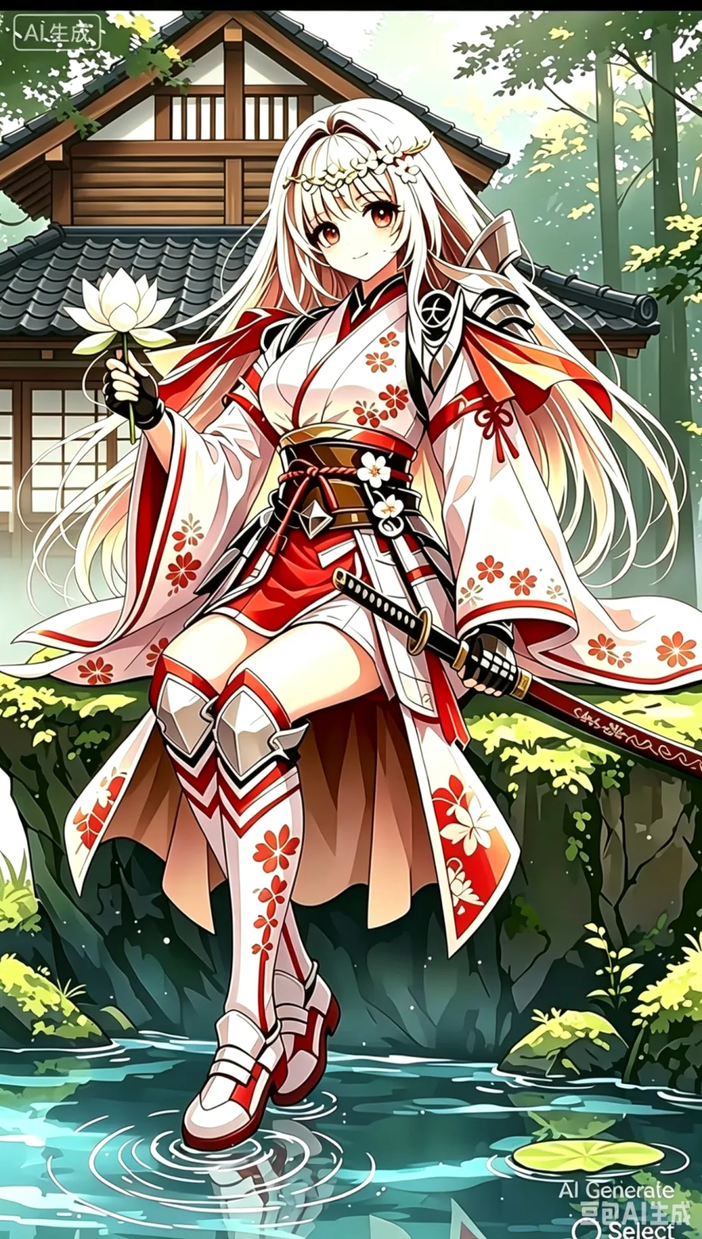 ai character: 丽娜 background