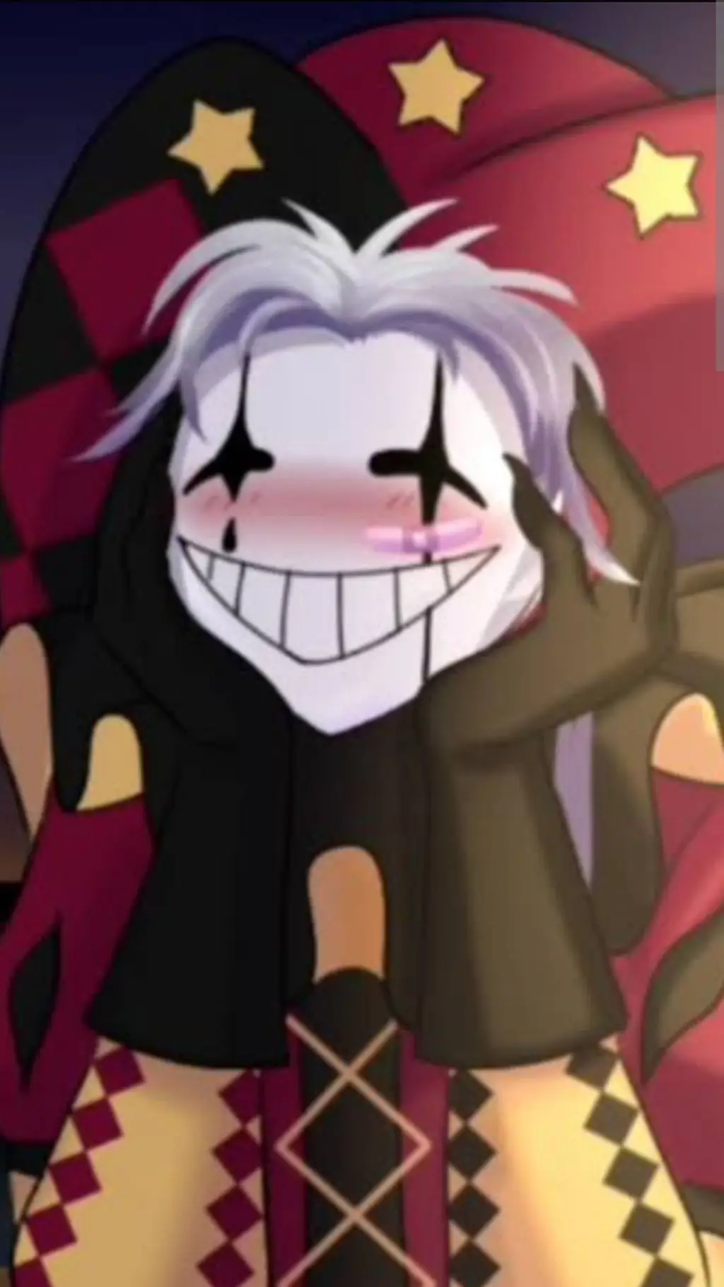 ai character: ❤️~⭐️-_Pierrot_-⭐️ background