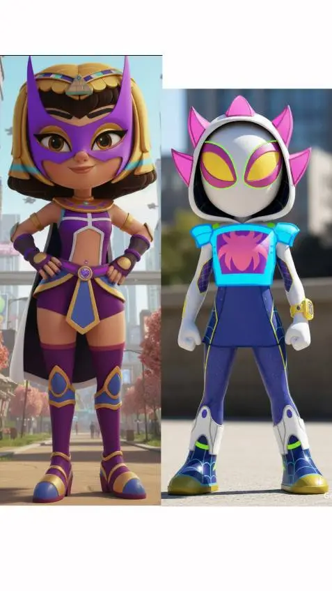 ai character: Iron Spidey Team background