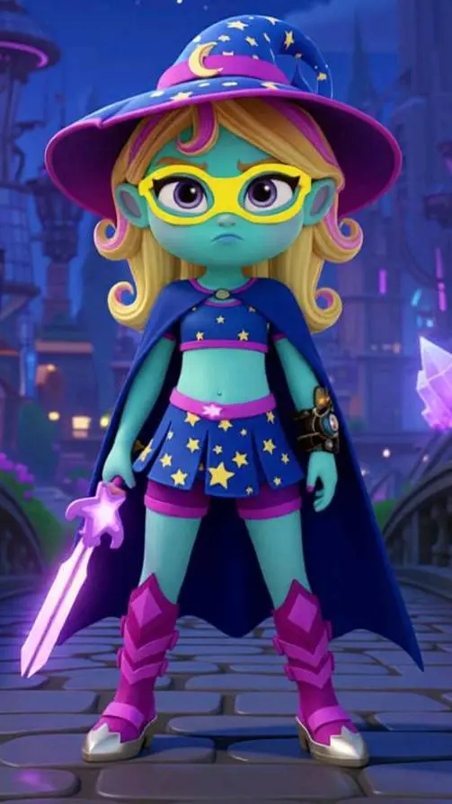 ai character: Katya Spelling  background