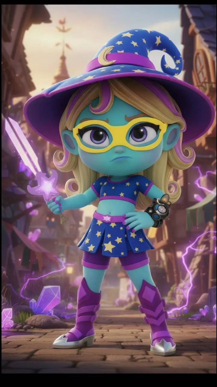 ai character: Katya Spelling  background